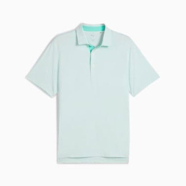 MATTR Brigade Men's Golf Polo Top in Peaceful Blue/Aquatic, Size Medium, Polyester/Elastane by PUMA