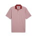 MATTR Century Men's Golf Polo Top in Intense Red/Silver Sky, Size Small, Polyester/Elastane by PUMA. Available at Puma for $90.00