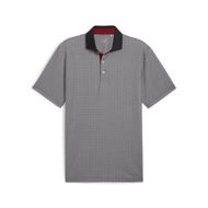 Detailed information about the product MATTR Century Men's Golf Polo Top in Warm White/Intense Red, Size Small, Polyester/Elastane by PUMA