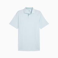 Detailed information about the product MATTR Micro Floral Golf Men's Polo Top in White Glow/Modern Mint, Size Small by PUMA