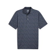 Detailed information about the product MATTR Soto Men's Golf Polo Top in Deep Navy/Mauved Out, Size Small, Polyester/Elastane by PUMA