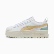 Detailed information about the product Mayze Sneakers Women in White/Modern Mint, Size 5.5, Synthetic by PUMA