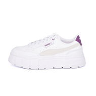 Detailed information about the product Mayze Stack Women's Sneakers in White/Crushed Berry, Size 10.5, Synthetic by PUMA