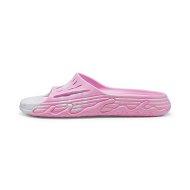 Detailed information about the product MB.03 Basketball Unisex Slides in Pink Delight/Dewdrop, Size 10, Synthetic by PUMA