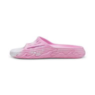 Detailed information about the product MB.03 Basketball Unisex Slides in Pink Delight/Dewdrop, Size 9, Synthetic by PUMA