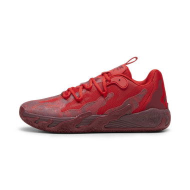 MB.03 Lo Team Unisex Basketball Shoes in Team Regal Red/For All Time Red, Size 9, Synthetic by PUMA Shoes