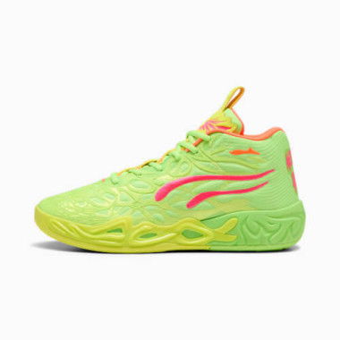 MB.04 Gem Unisex Basketball Shoes in Yellow Alert/Green Glare/Pink Alert, Size 6.5, Synthetic by PUMA Shoes