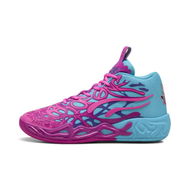 Detailed information about the product MB.04 Iridescent Basketball Shoes in Deep Orchid/Poison Pink, Size 8.5, Synthetic by PUMA Shoes