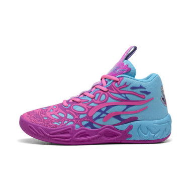 MB.04 Iridescent Hornets Kid's Basketball Shoes in Deep Orchid/Poison Pink, Size 11, Synthetic by PUMA Shoes