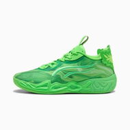 Detailed information about the product MB.04 Lo Team Basketball Shoes Unisex in Green Glare/Fizzy Light, Size 6, Synthetic by PUMA Shoes