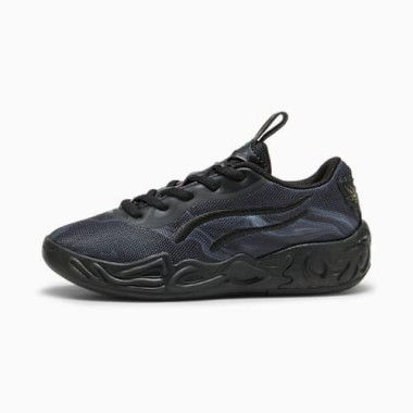 MB.04 Lo Team Pack Basketball Shoes Kids in Black/Dark Amethyst, Size 1, Synthetic by PUMA Shoes