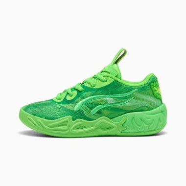 MB.04 Lo Team Pack Basketball Shoes Kids in Green Glare/Fizzy Light, Size 11, Synthetic by PUMA Shoes