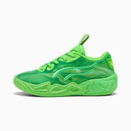 Detailed information about the product MB.04 Lo Team Pack Basketball Shoes Kids in Green Glare/Fizzy Light, Size 11, Synthetic by PUMA Shoes