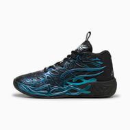 Detailed information about the product MB.04 Reflections Unisex Basketball Shoes in Black/Ravish, Size 11, Synthetic by PUMA Shoes