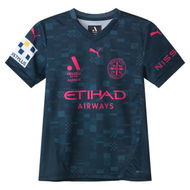 Detailed information about the product Melbourne City FC Youth Replica Third Jersey Shirt - 8