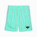 Melo Alwayz On 1 7 Basketball Shorts Men in Electric Peppermint/Aop, Size Small, Polyester by PUMA. Available at Puma for $80.00