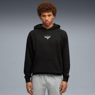 Detailed information about the product Melo Alwayz On 1 Men's Basketball Hoodie in Black/Team Silver, Size 2XL, Cotton/Polyester by PUMA