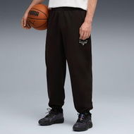 Detailed information about the product Melo Alwayz On 1 Men's Basketball Pants in Black/Team Silver, Size Medium, Cotton by PUMA