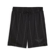 Detailed information about the product Melo Alwayz On Men's Basketball Shorts in Black, Size Small, Polyester by PUMA