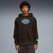 Melo x Hive Relaxed Hoodie Men in Black, Size XL, Cotton/Polyester by PUMA. Available at Puma for $140.00