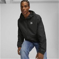 Detailed information about the product Men's Hooded Windbreaker Jacket in Black, Size 2XL, Polyester by PUMA