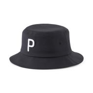 Detailed information about the product Men's P Bucket Hat in Black, Size S/M, Polyester by PUMA