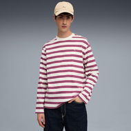 Detailed information about the product MMQ Long Sleeve Top Men in Berry, Size Small, Cotton by PUMA