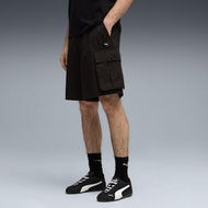Detailed information about the product MMQ Men's Cargo Shorts Pants in Black, Size Small, Cotton by PUMA