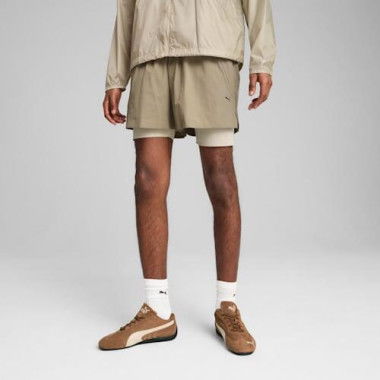 MMQ SPORT Men's Running Shorts in Velvet Moss, Size Small, Nylon/Elastane by PUMA