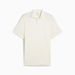 Modalon Men's Golf Polo Top in Warm White, Size Medium, Cotton/Modal/Elastane by PUMA. Available at Puma for $100.00