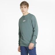 Detailed information about the product Modern Basics Men's Crew Top in Mineral Blue, Size Small, Cotton by PUMA