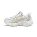 Morphic Metallic Women's Sneakers in White/Warm White, Size 7.5, Textile by PUMA Shoes. Available at Puma for $130.00
