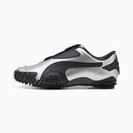 Detailed information about the product Mostro Metallic Unisex Sneakers in Silver/Black, Size 4, Textile by PUMA Shoes