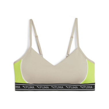 MOVE STRONG Women's Training Bra in Putty, Size Medium, Polyester/Elastane by PUMA