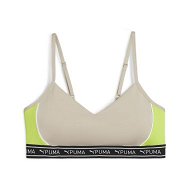 Detailed information about the product MOVE STRONG Women's Training Bra in Putty, Size Medium, Polyester/Elastane by PUMA