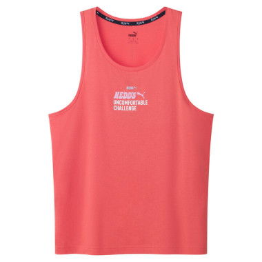 Nedd's Uncomfortable Challenge Men's Running Tank Top in Salmon/Nuc, Size Medium by PUMA