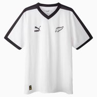 Detailed information about the product New Zealand All Whites Football 2025 Men's Fan Shirt in White/Black/Nzf, Size XL by PUMA
