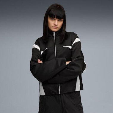 Nine To Five Jacket Unisex in Black, Size XS, Polyester/Elastomultiester by PUMA