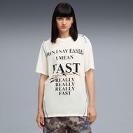 Detailed information about the product Nine To Five Mesh Top Unisex in Warm White, Size XS, Polyester/Elastane by PUMA