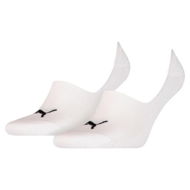 Detailed information about the product No-Show Socks 2 Pack in White, Size 10 Shoes