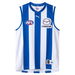 North Melbourne Football Club 2025 Men's Replica Home Guernsey in White/Surf The Web/Nmfc Home, Size Medium by PUMA. Available at Puma for $130.00