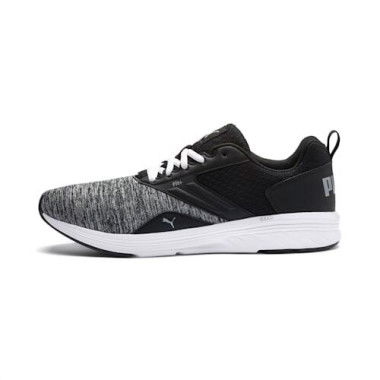 NRGY Comet Unisex Running Shoes in Black/Quarry, Size 8, Synthetic by PUMA Shoes