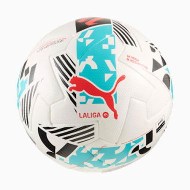 Orbita LaLiga 1 Football (FIFAÂ® Quality Pro) in White/Multicolor, Size 5 by PUMA