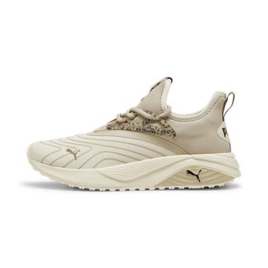 Pacer Beauty I Am The Drama Women's Sneakers in Putty/Sugared Almond/Brown Mushroom, Size 10.5, Rubber by PUMA Shoes