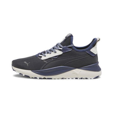 Pacer Future WIP Better Unisex Sneakers in Black/White/Navy, Size 14, Synthetic by PUMA Shoes