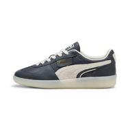 Detailed information about the product Palermo Classics Unisex Sneakers in Parisian Night/Warm White/Sedate Gray, Size 10, Rubber by PUMA Shoes