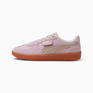 Detailed information about the product Palermo CN Mesh Unisex Sneakers in Galaxy Pink/Putty/Team Gold, Size 4, Textile by PUMA Shoes