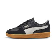 Detailed information about the product Palermo Sneakers Kids in Black/Feather Gray/Gum, Size 13 by PUMA