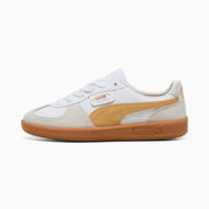 Detailed information about the product Palermo Sneakers Unisex in White/Almost Apricot, Size 4 by PUMA Shoes
