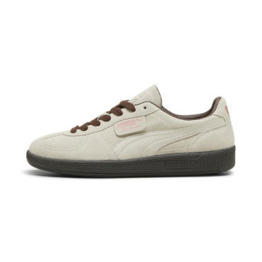 Palermo Unisex Sneakers in Alpine Snow/Espresso Brown/Gum, Size 4 by PUMA Shoes